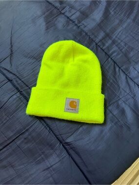 Carhartt' High-Vis Yellow Cuffed Beanie